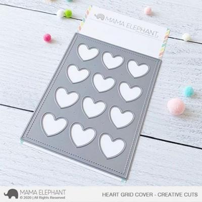 Mama Elephant Creative Cuts - Heart Grid Cover